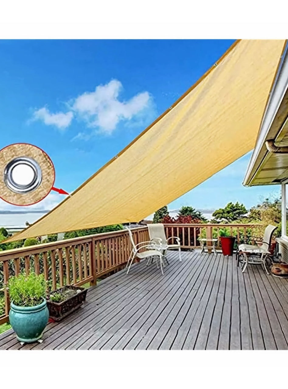 Toldo Vela Rectangular Sombra 5x4 Toldo Beige