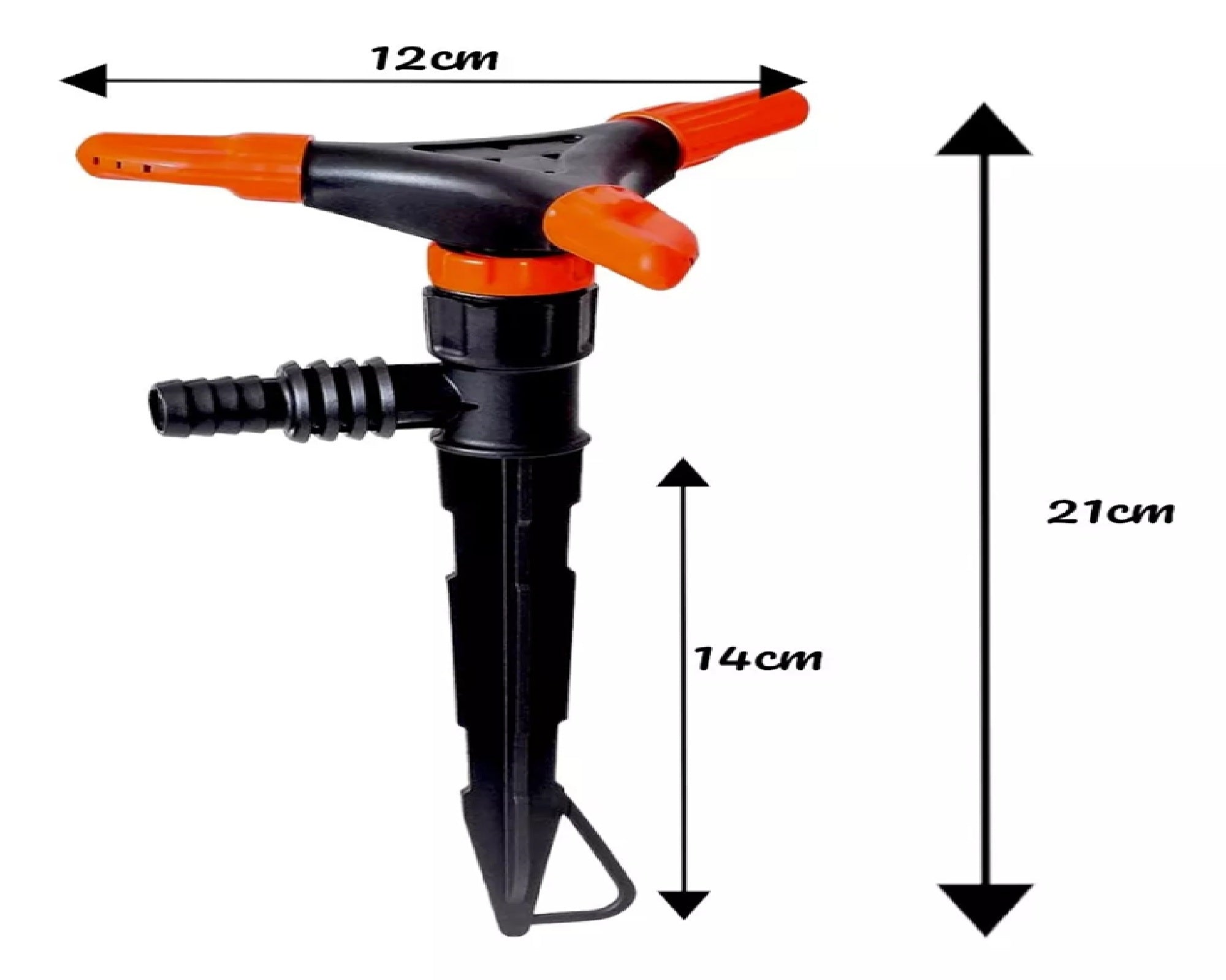 Aspersor De Riego Automatico Giratorio 360° Con Estaca