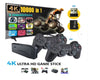 Consola Retro Stick 4K – 10.000 Juegos + 2 Controles Inalámbricos