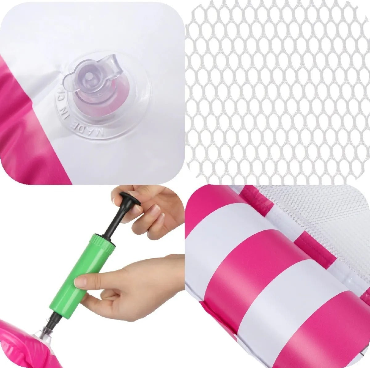 Flotador Silla Hamaca Inflable Colchón Piscina Adulto