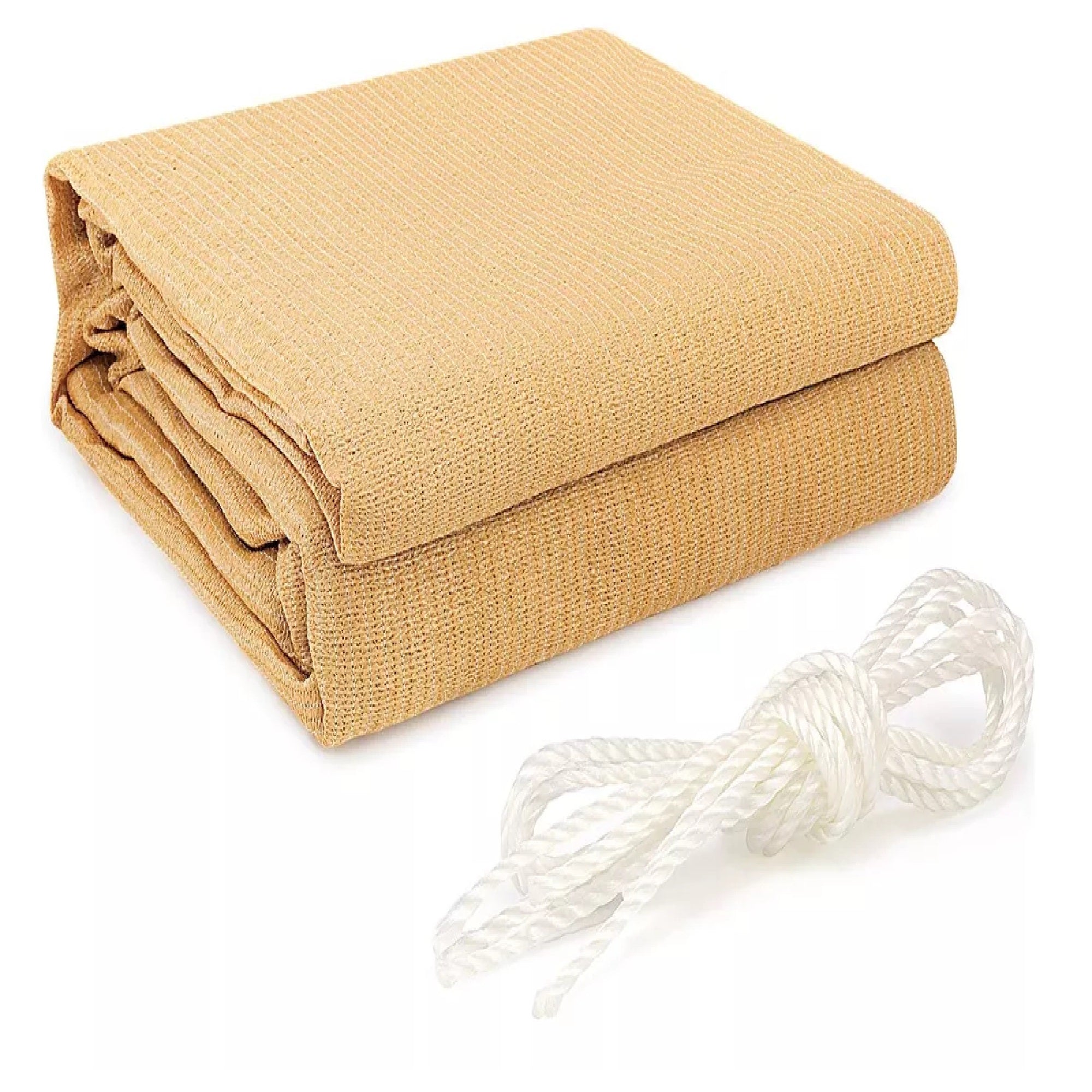 Toldo Vela Triangular Vela Sombra 3.5x3.5x3.5 lona Toldo Color Beige
